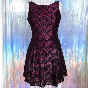 🚫DONATED🚫🖤Lacy Black/Purple Dress🖤